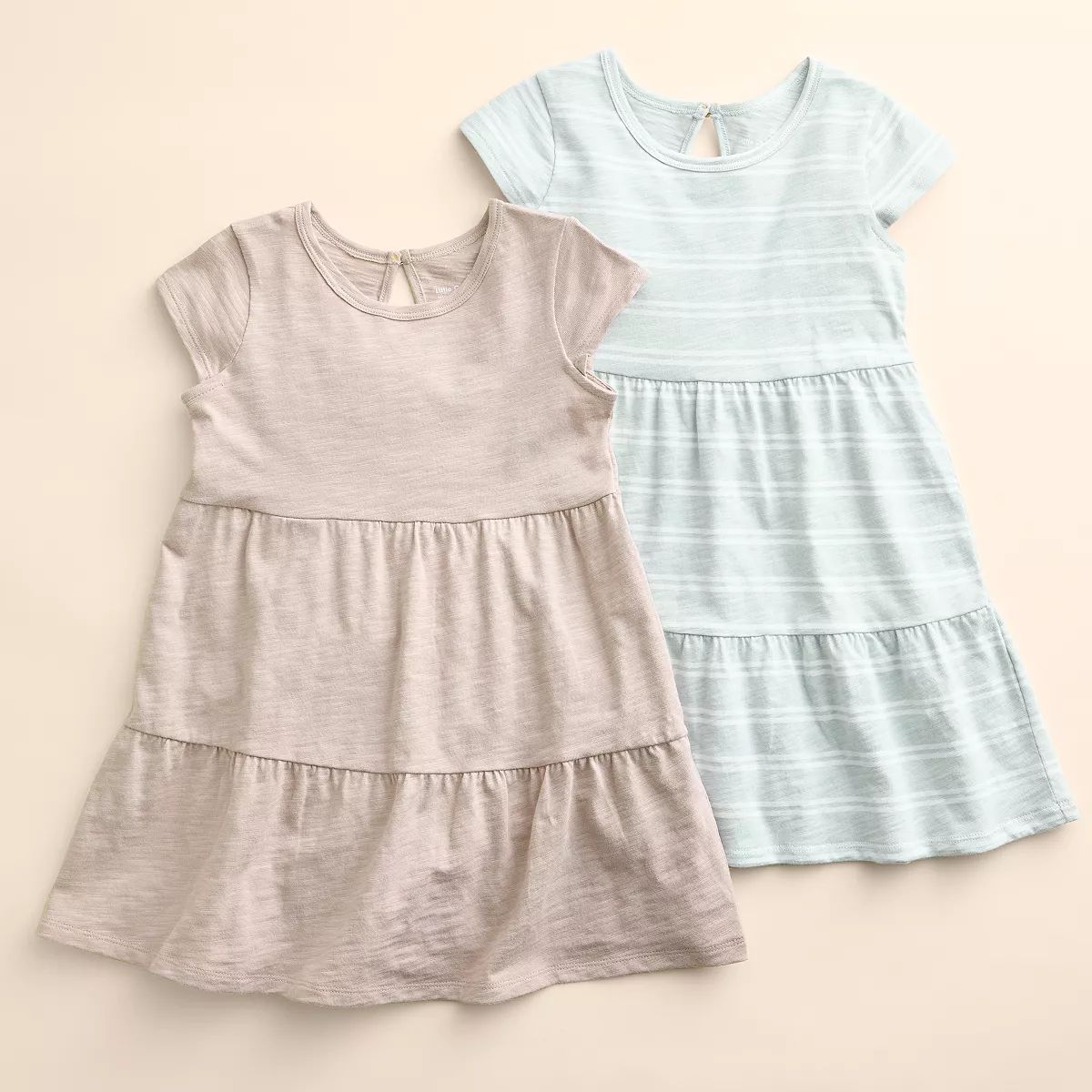 Baby & Toddler Girl Little Co. by Lauren Conrad 2-Pack Organic Tiered Dress | Kohl's