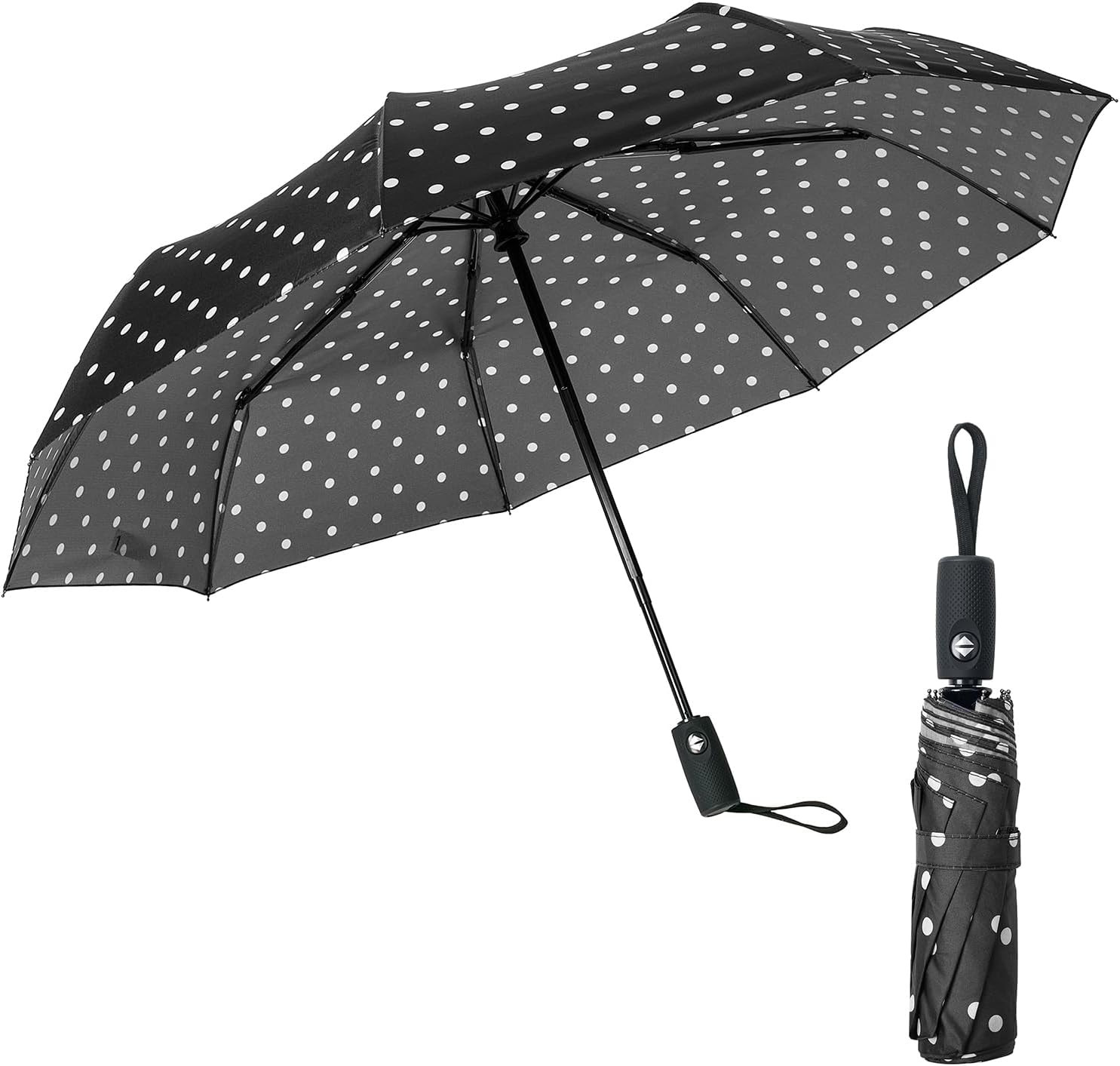 Mr. Pen- Windproof Travel Umbrella, Small Water-Resistant Automatic Folding Umbrella for Rain and Sun, Light, Compact and Portable for Women & Men, Fits Car & Backpack | Amazon (US)