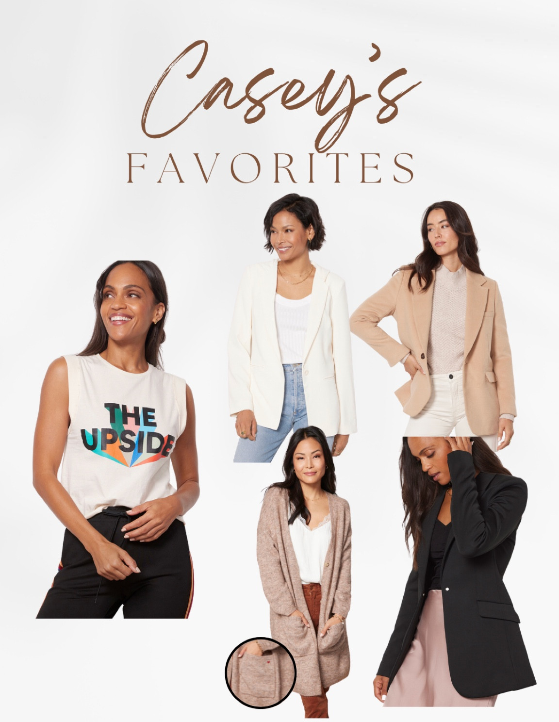 These blazers and this sweater are so great! I love this shirt and each of these would go perfectly with it 🤍
#evereve #blazer #sweater #work #casual #tailored

#LTKworkwear #LTKSeasonal #LTKstyletip