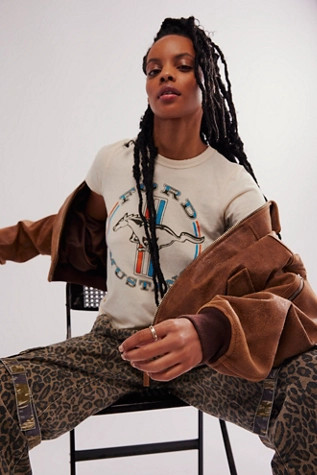 Ford Mustang Stripe Tee | Free People (Global - UK&FR Excluded)