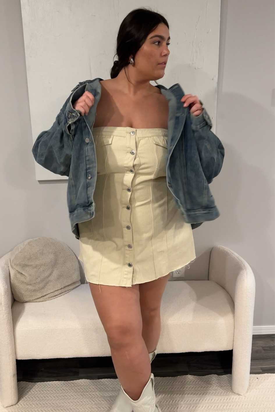 Size 18 dress size 20 jacket 

#LTKmidsize #LTKstyletip #LTKplussize