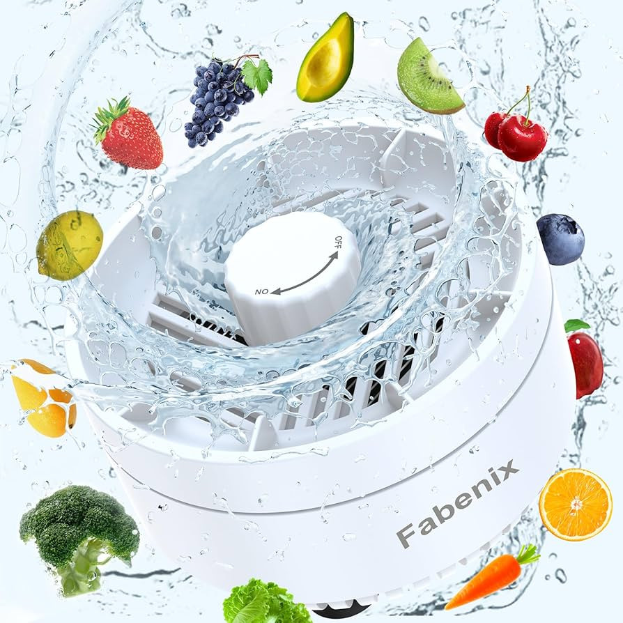Fruit and Vegetable Washing Machine. Rotatable Fruit and Vegetable Purifier. The Fruit Cleaner De... | Amazon (US)