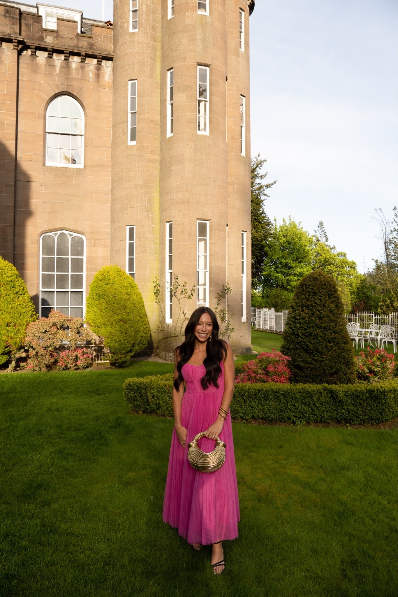Hutch (from Anthropologie) always has the best wedding guest dresses! True to size, I’m wearing a 6. I wore this in Scotland for a wedding rehearsal party!

#LTKootd #LTKWedding #LTKTravel
