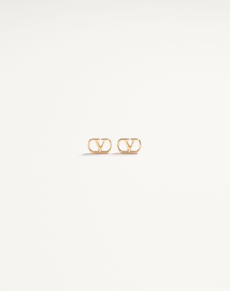 Valentino Garavani Vlogo Signature Metal Earrings Wo | Valentino