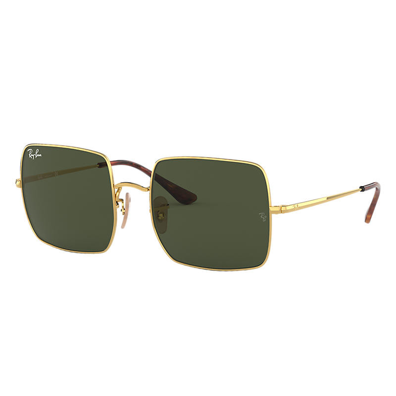 Ray-Ban Square 1971 Classic Gold, Green Lenses - RB1971 | Ray-Ban (US)