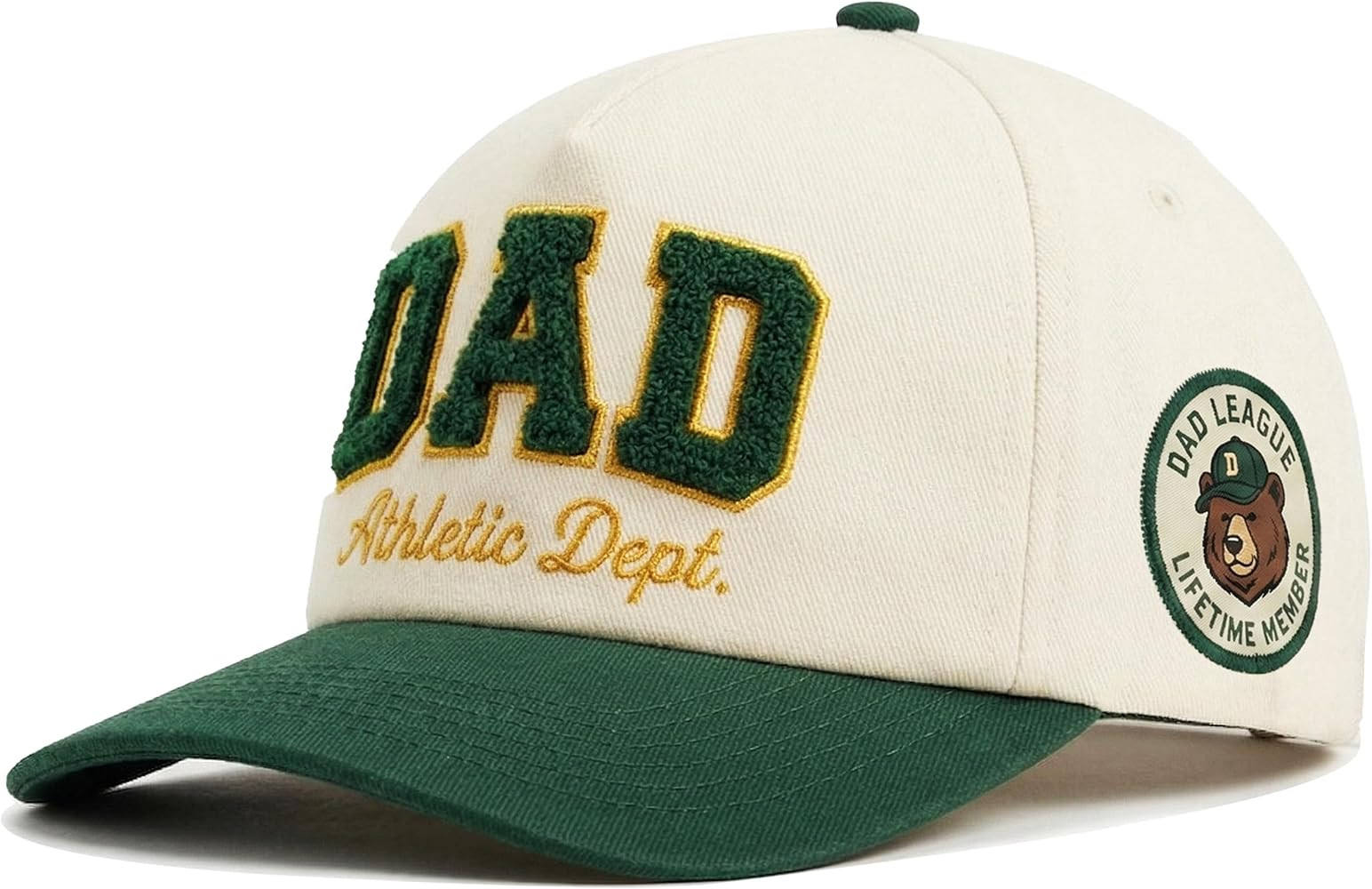 Dad Hat for Men - 5 Panel Cotton Cap with 3D Chenille Embroidery, Fathers Day Birthday for Dad | Amazon (US)