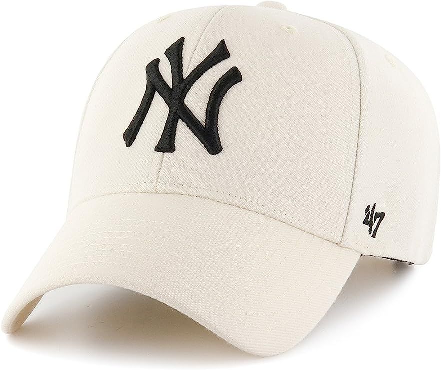 '47 Brand MLB New York Yankees Cap B-MVPSP17WBP-NT, Mens, Beige/Natural, | Amazon (US)