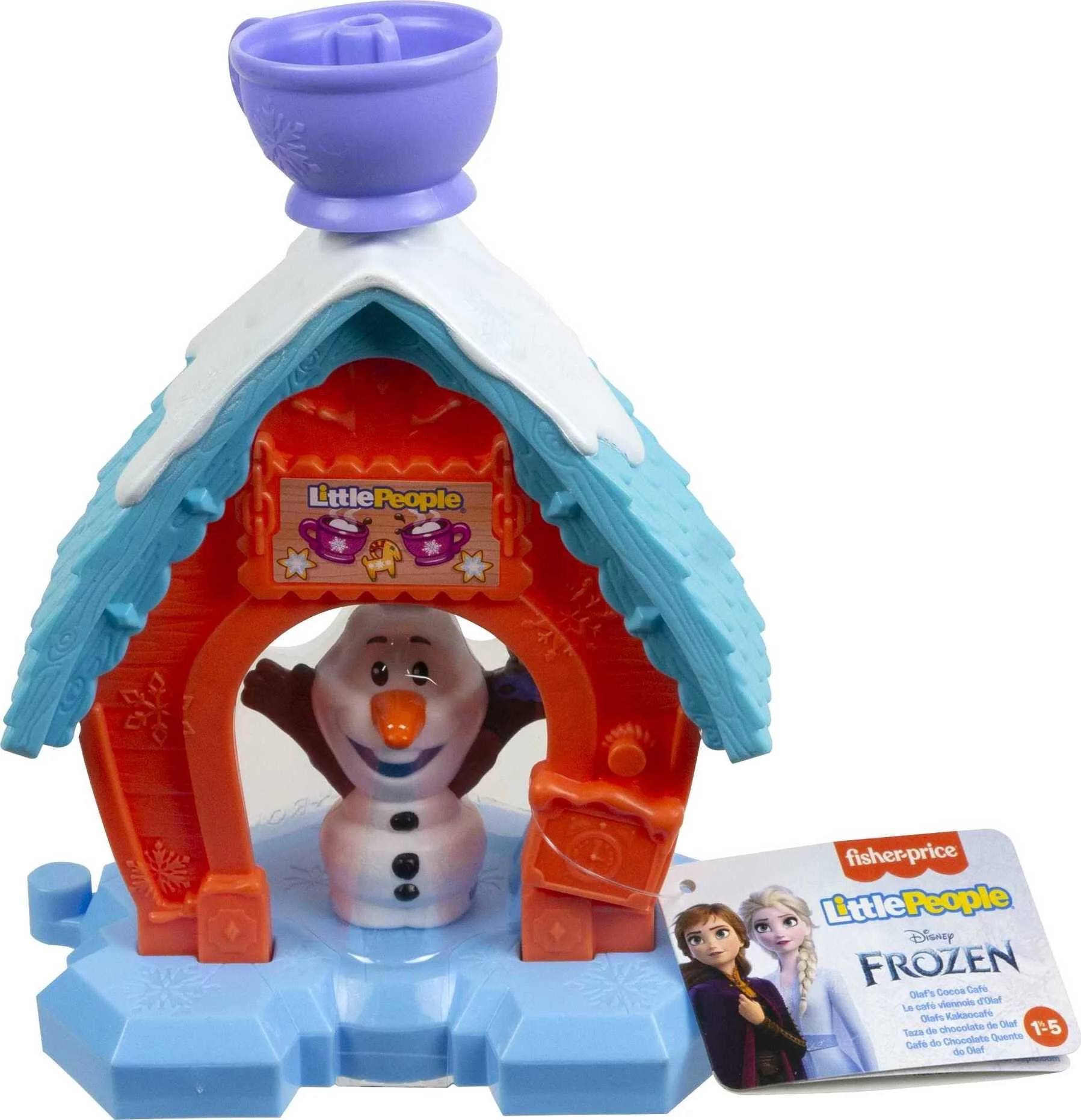 Disney Frozen Olaf’s Cocoa Cafe Playset By Little People - Walmart.com | Walmart (US)