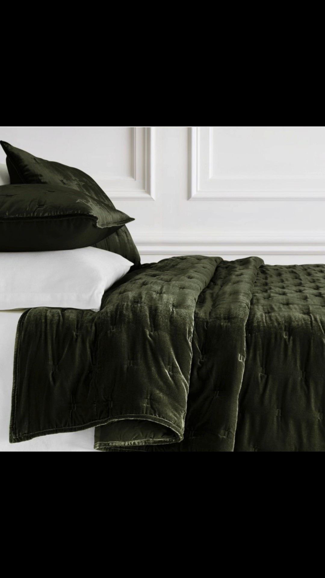 This lush velvet tack stitch quilt (and shams) are just what you are looking for to curl up under on a cold winter night!  Add this moody look to your bed!  

#LTKSaleAlert #LTKHome