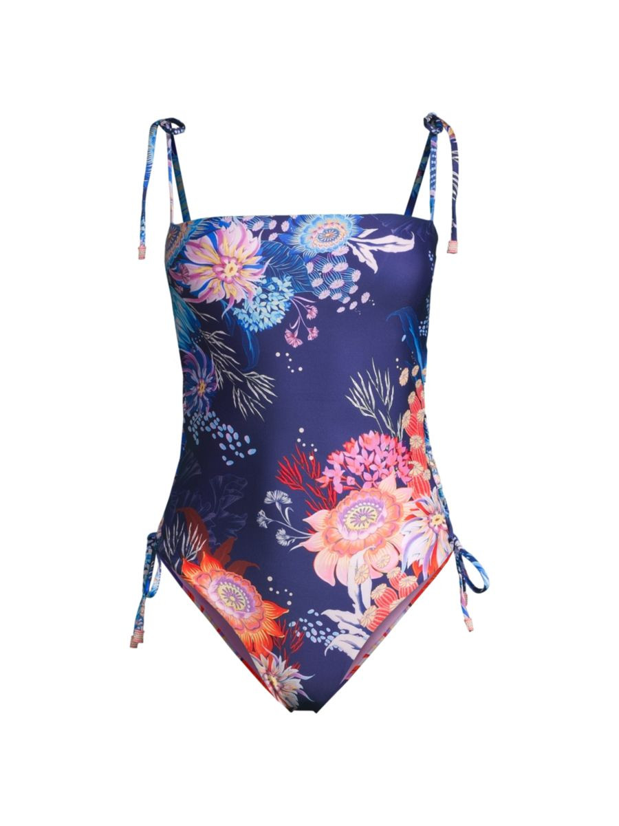 Sandy Boreal Lace-Up One-Piece Swimsuit | Saks Fifth Avenue