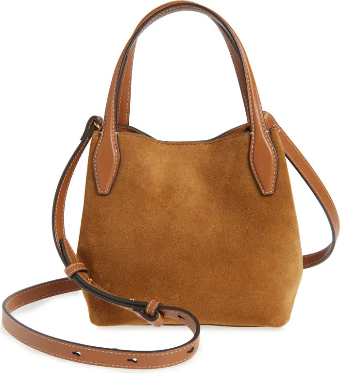 The Mini Suede Shopper Tote | Nordstrom
