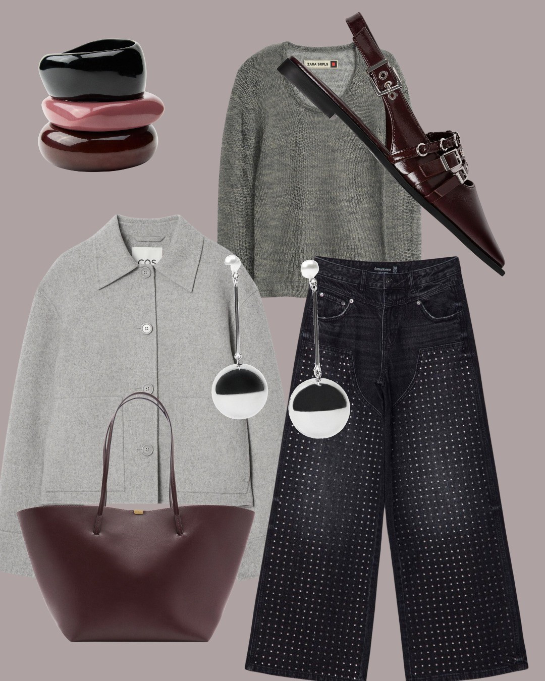 "Chic layers with a touch of edgy elegance—perfect for cool-weather sophistication. Which look speaks to you: studded dark denim or soft gradient hues?

#LTKeurope #LTKstyletip #LTKpartywear