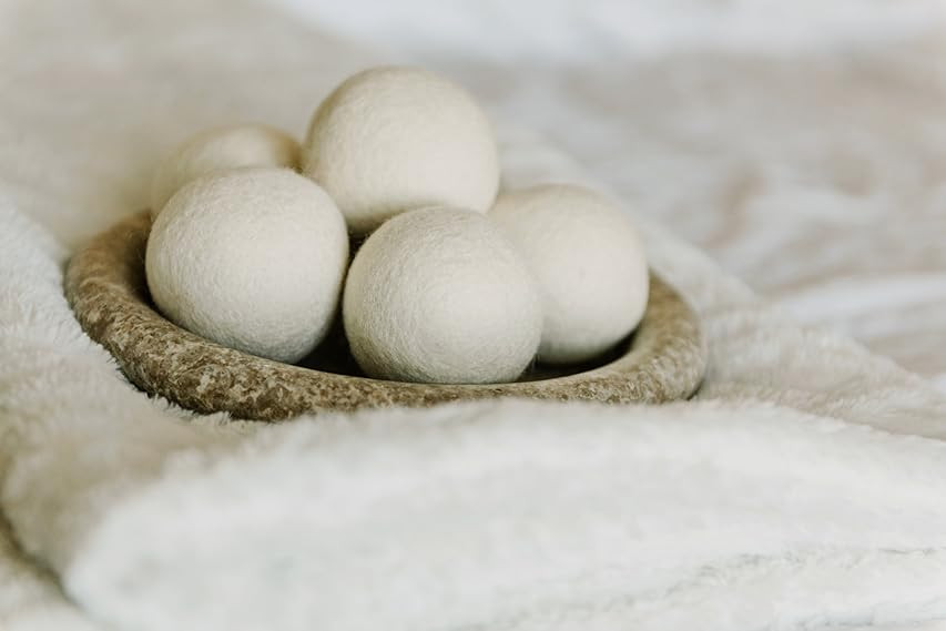 Wool Dryer Balls - Smart Sheep 6-Pack - XL Premium Natural Fabric Softener Award-Winning - Wool Ball | Amazon (US)