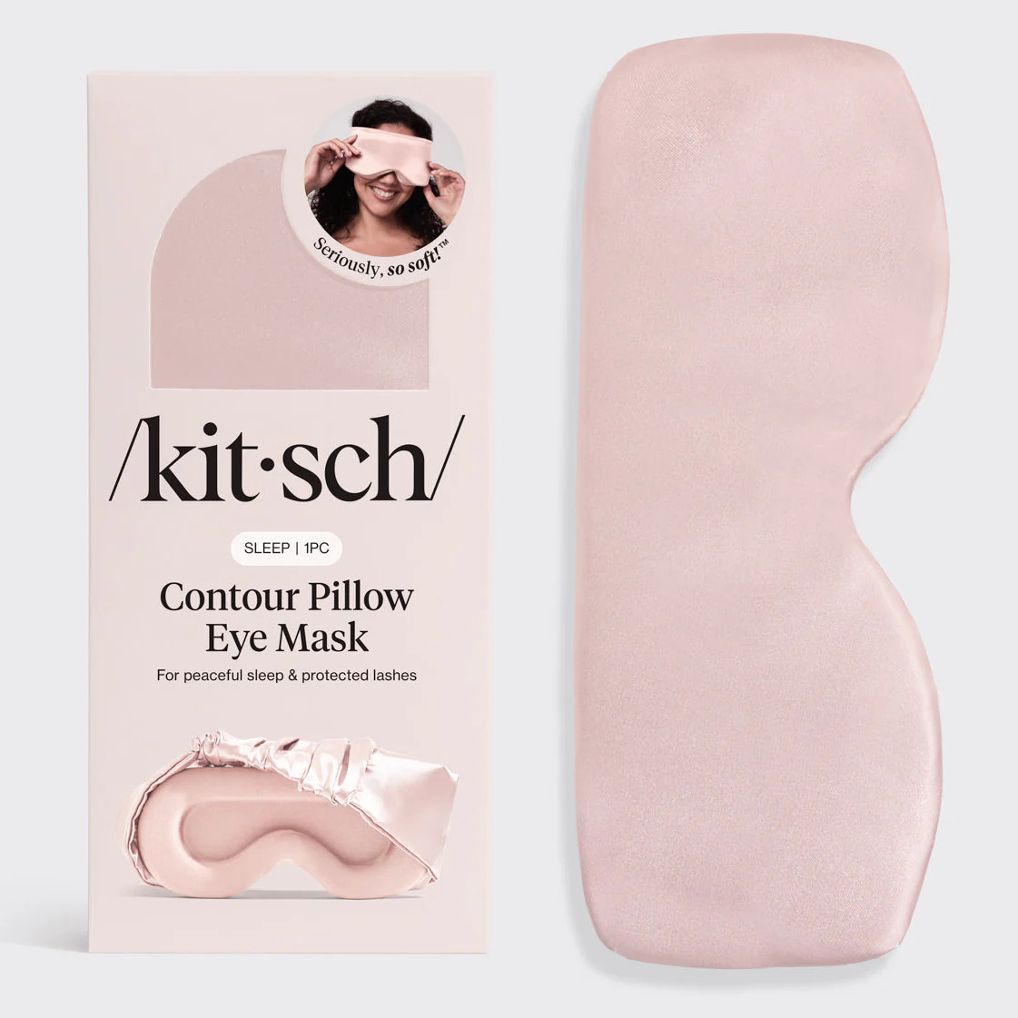 Blush Contour Pillow Eye Mask | KITSCH | Kitsch