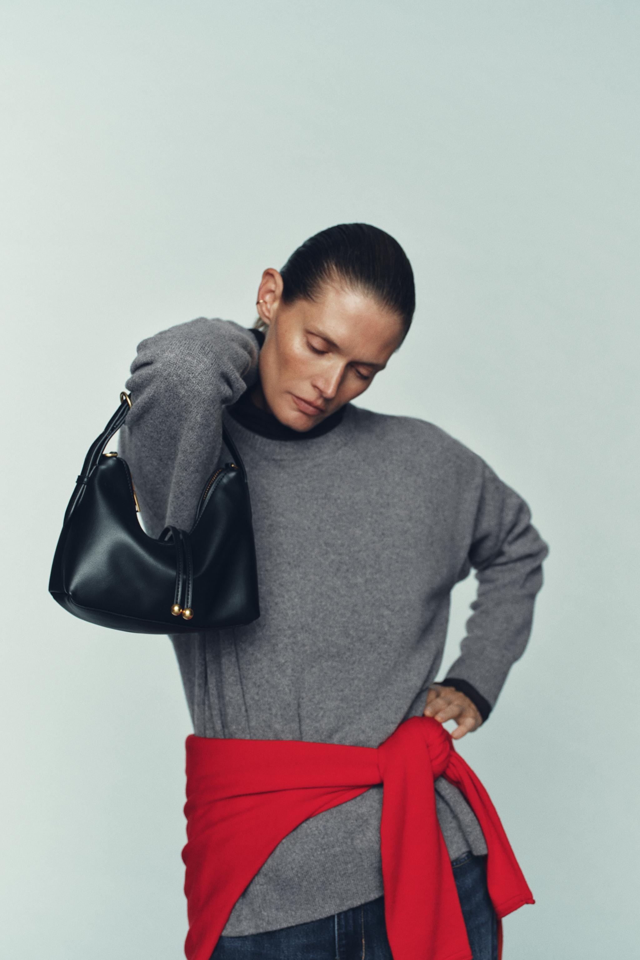 MINI BUCKET BAG WITH BEAD DETAIL | Zara US