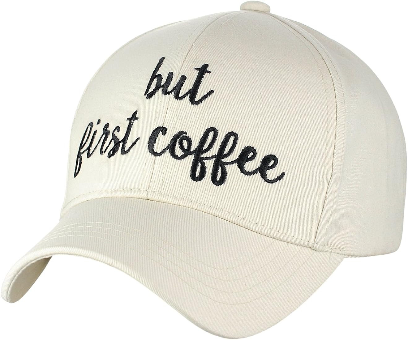 C.C Women's Embroidered Quote Adjustable Cotton Baseball Cap | Amazon (US)
