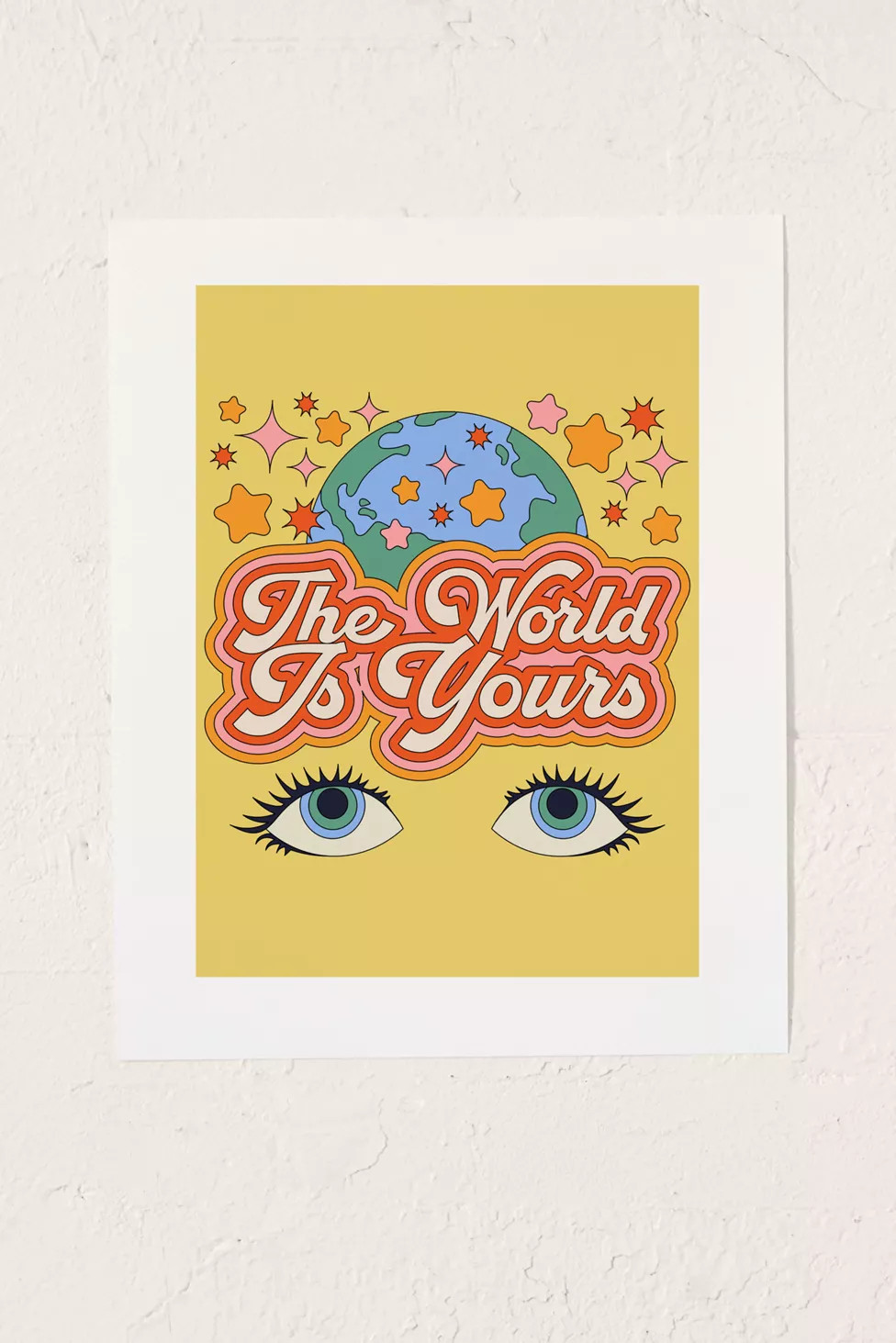 Exquisite Paradox The World Is Yours Art Print | Urban Outfitters (US and RoW)