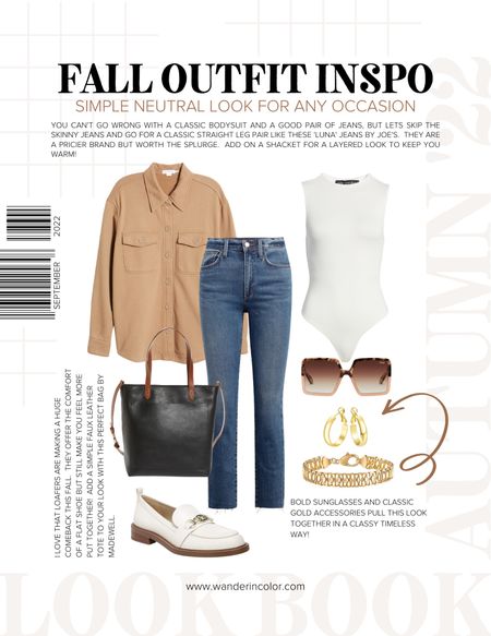 Easy Neutral Fall outfit for any occasion #fallstyle #outfitinspo 

#LTKunder100 #LTKSeasonal #LTKshoecrush