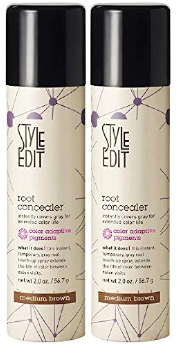 Style Edit Root Concealer Medium Brown, 2 Ounce (Pack of 2) | Amazon (US)