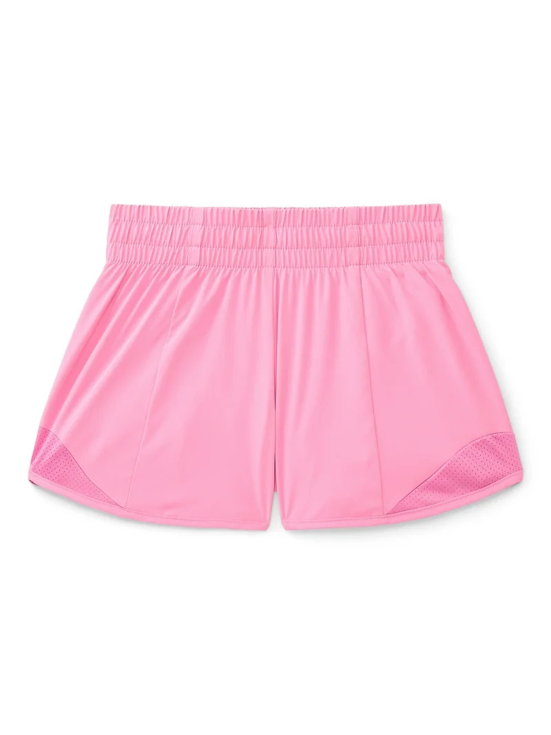 Athletic Works Girls Athletic Run Shorts, Sizes 4-18 & Plus | Walmart (US)