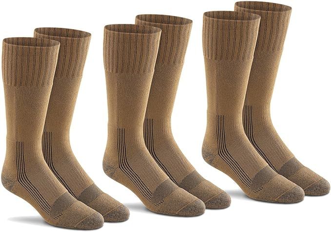 Fox River Mills 3 Pack Tactical Boot Lightweight Sock (Coyote Brown, Medium) | Amazon (US)