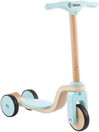 Lil' Rider Kids Wooden Scooter-Beginner Push Steering Handlebar, 3 Wheel, Kick Scooter-Fun Balanc... | Amazon (US)