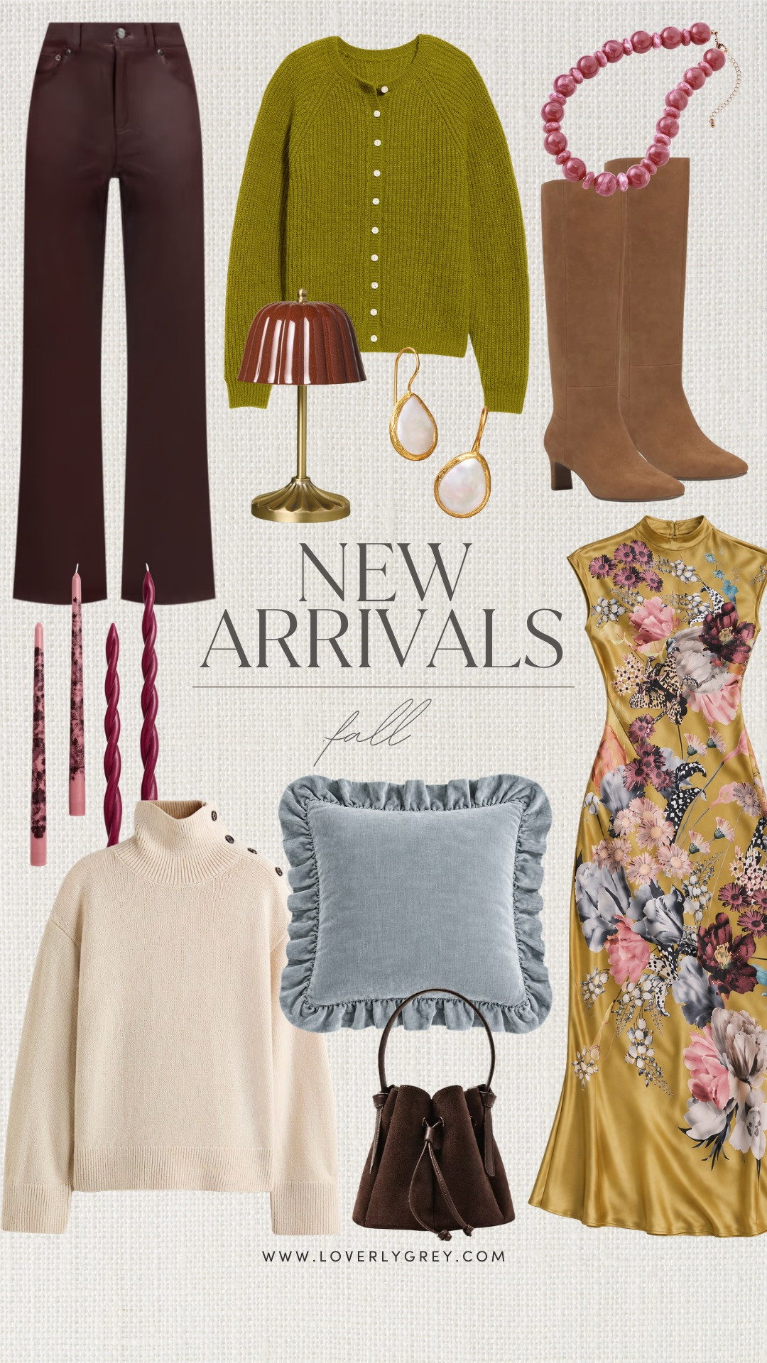 These new arrivals for Fall are too good! I love a good chartreuse, brown and baby blue color palette!

Loverly grey, new arrivals for fall, home refresh for autumn, anthropologie, old navy, faux leather pants, fall fashion inspo 

 #LTKootd #LTKSeasonal #LTKHome