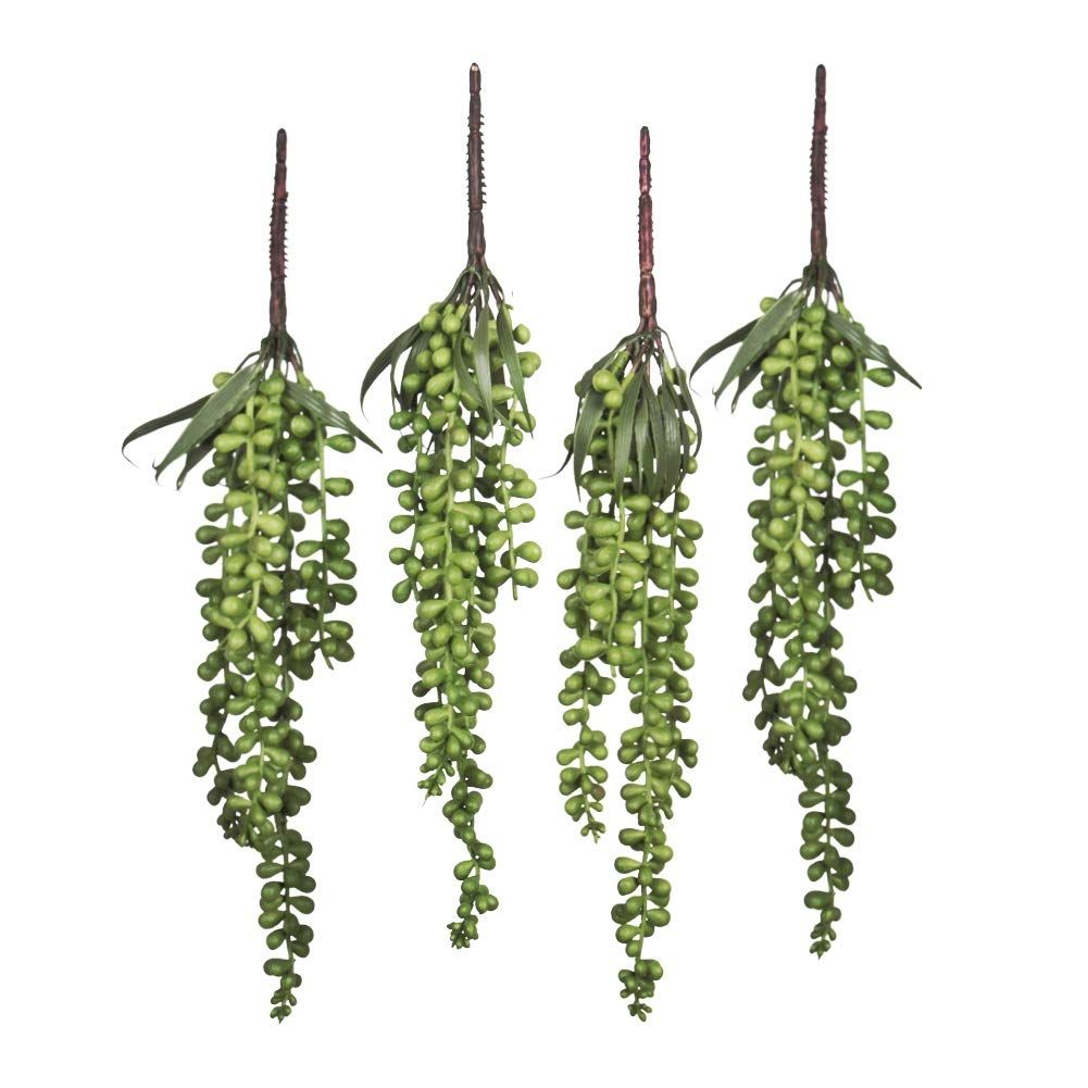 Meiliy 4pcs Artificial Succulent Plants Hanging Succulent Plants Faux Succulents Unpotted Branch ... | Amazon (US)