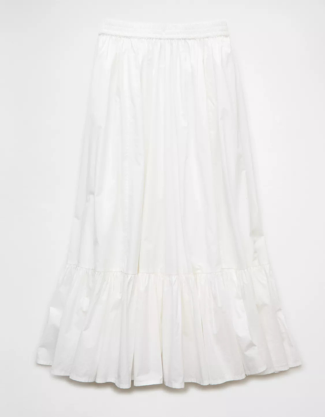 AE High-Waisted Ruffle Maxi Skirt | American Eagle Outfitters (US & CA)