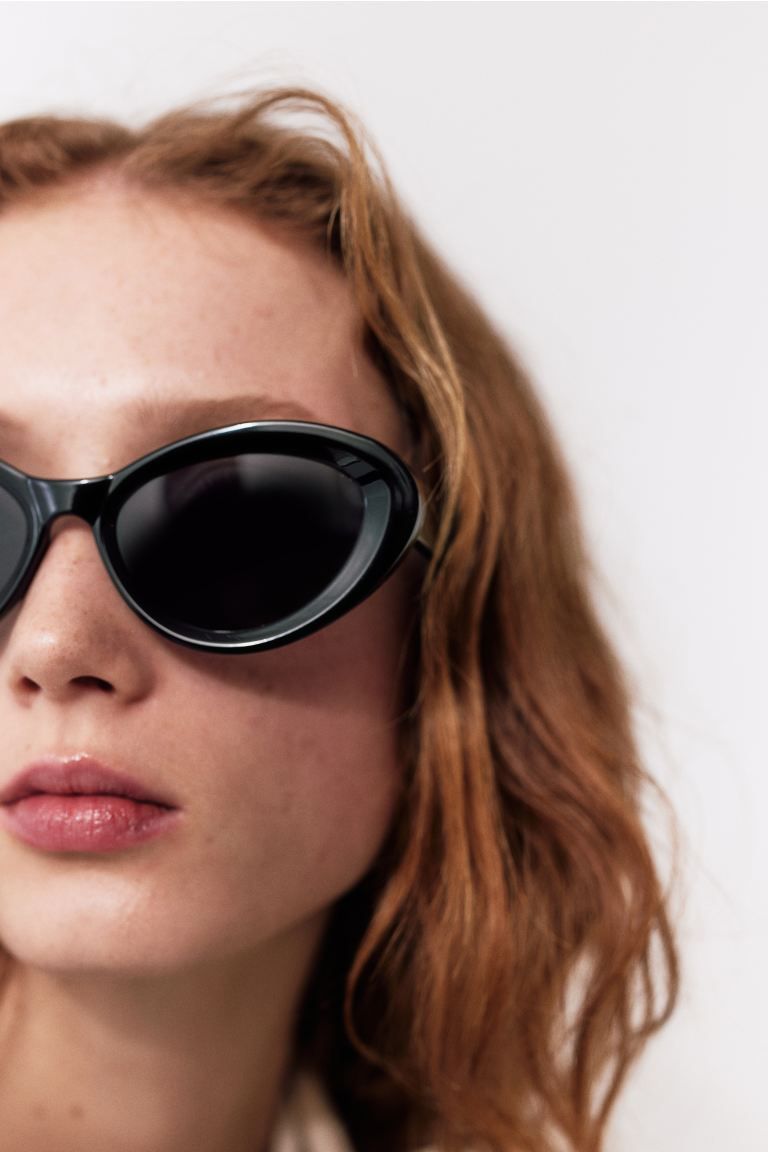 Cat Eye Sunglasses - Black - Ladies | H&M US | H&M (US + CA)