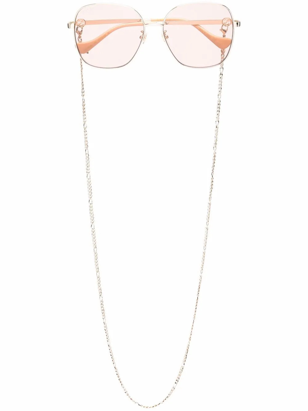 Gucci Eyewear Oversize Rounded Sunglasses - Farfetch | Farfetch Global