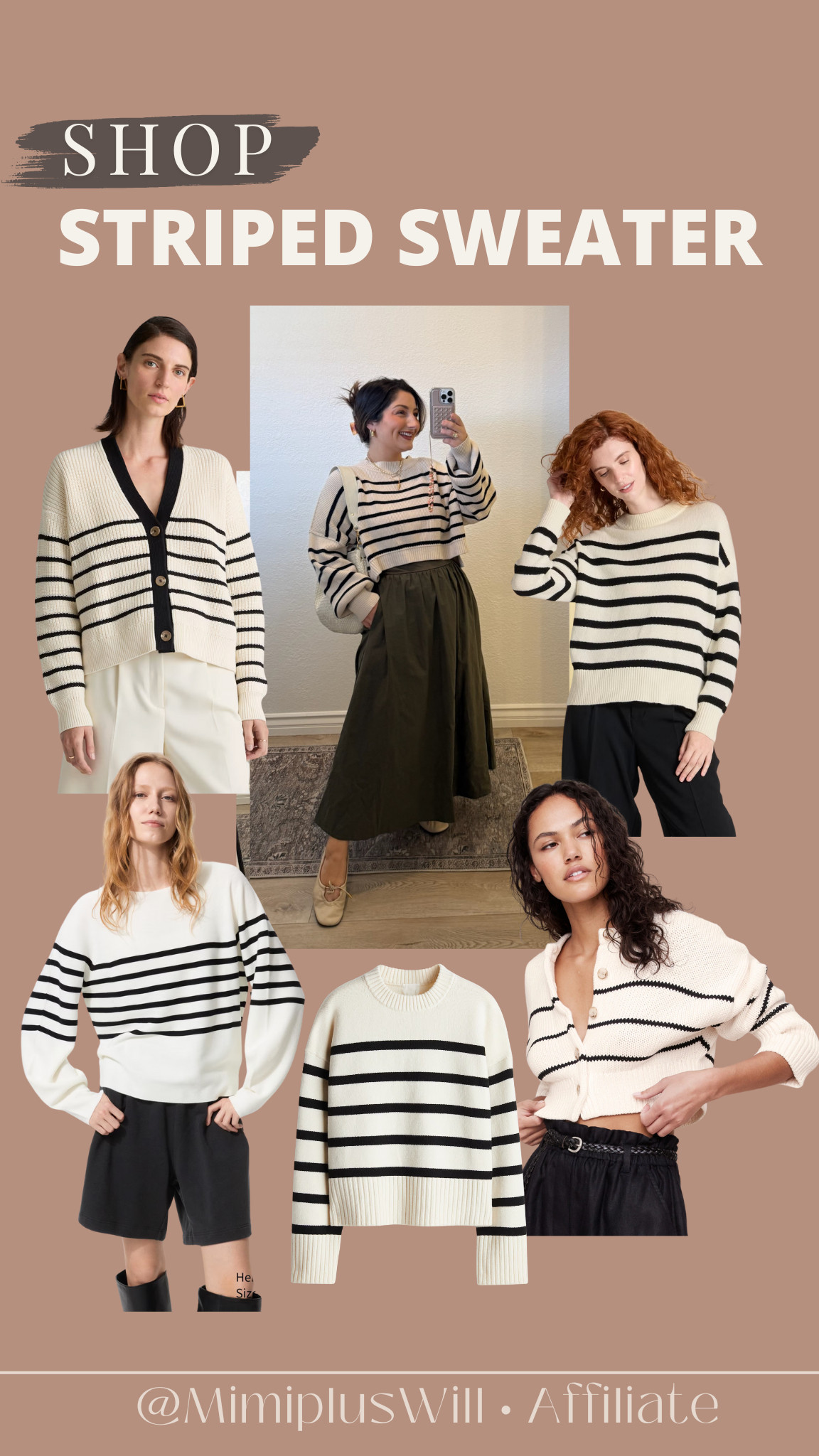 Beige and cream striped sweaters! 

Wear with jeans, trousers, linen pants, dresses! Looks so cute draped over the shoulder too!

My FP sweater is one of my favorites but sadly sold out! 
Linked similar from other brands!

5'0" 140lbs  

 

#LTKSeasonal #LTKSaleAlert #LTKPetite