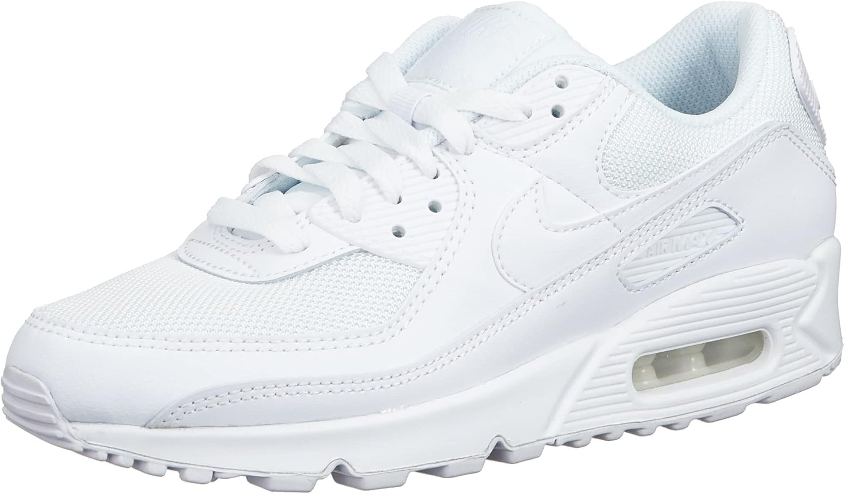 Nike Air Max 90 Womens Running Trainers CQ2560 Sneakers Shoes (UK 4.5 US 7 EU 38, White Wolf Grey... | Amazon (US)