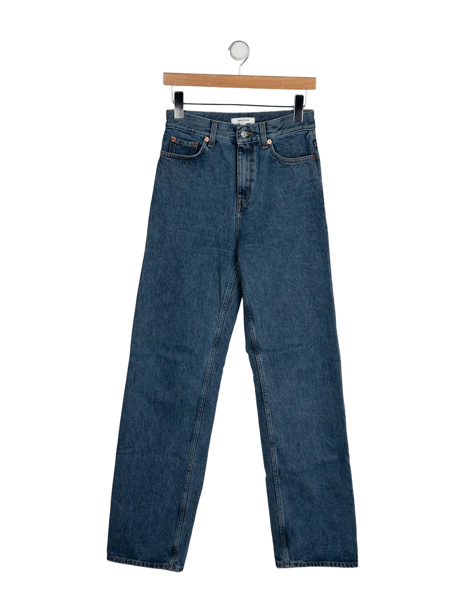 High-Rise Straight Leg Jeans | The RealReal