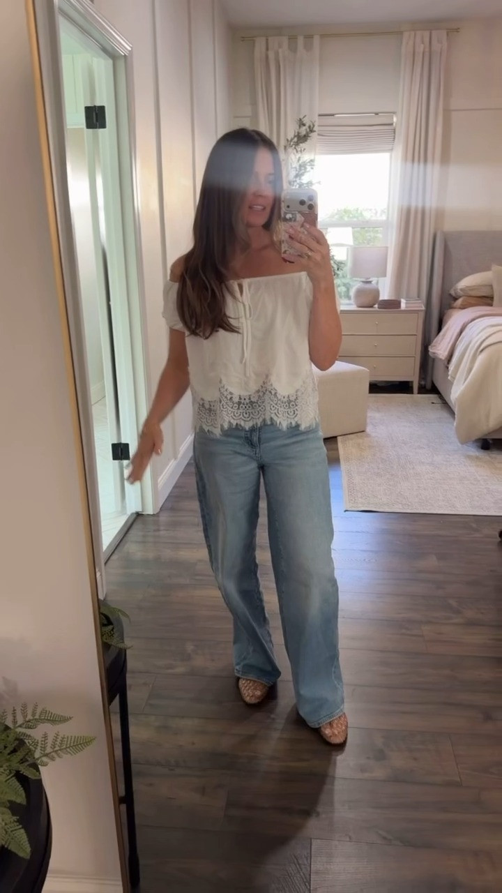I could be in these jeans literally all day! All jeans are $59.95 at J Crew Factory right now!

sale alert, denim, jeans, j crew, target finds, lace top, casual outfits, fall fashion haul, britt horton  

 #LTKootd #LTKSeasonal #LTKSaleAlert