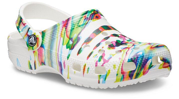 Crocs White / Multi Kids' Classic Out Of This World Clog | Crocs (US)