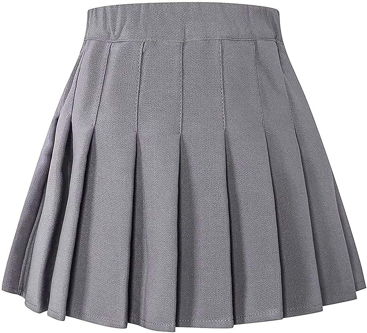 SANGTREE Girls Women's Pleated Skirt with Comfy Stretchy Band, 2 Years - US 4XL | Amazon (US)