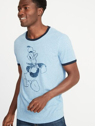 Disney© Donald Duck Ringer Tee for Men | Old Navy US