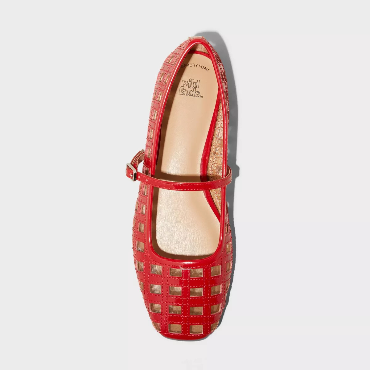 Women's Lorelei Woven Mary Jane Flats with Memory Foam Insole - Wild Fable™ | Target