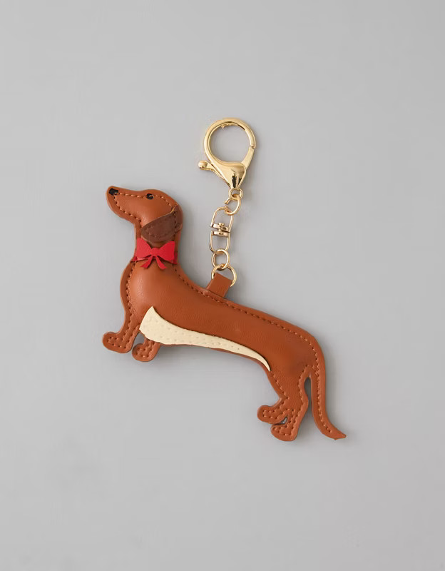 AE Dachshund Keychain Charm | American Eagle Outfitters (US & CA)
