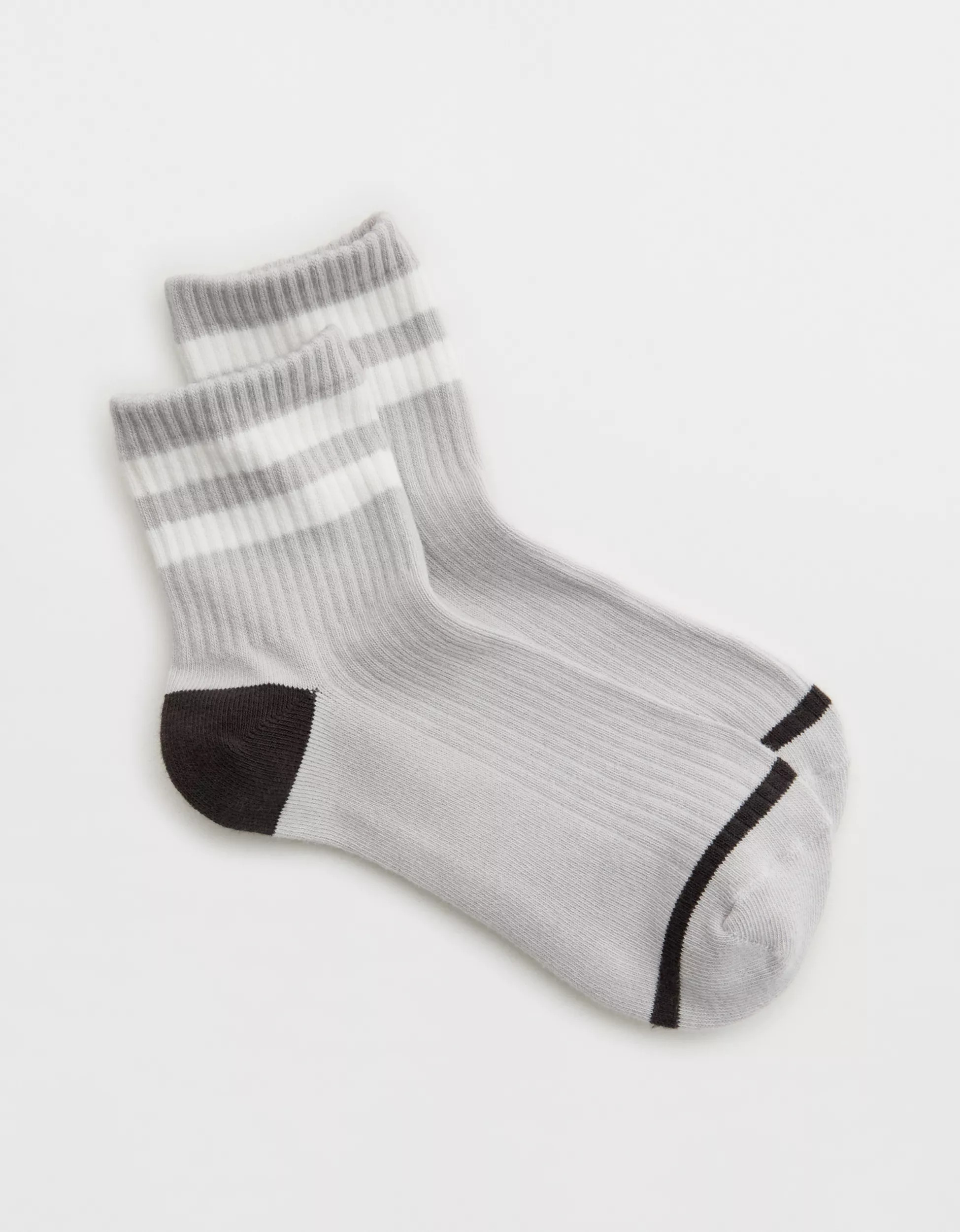 Aerie Striped Quarter Socks | Aerie