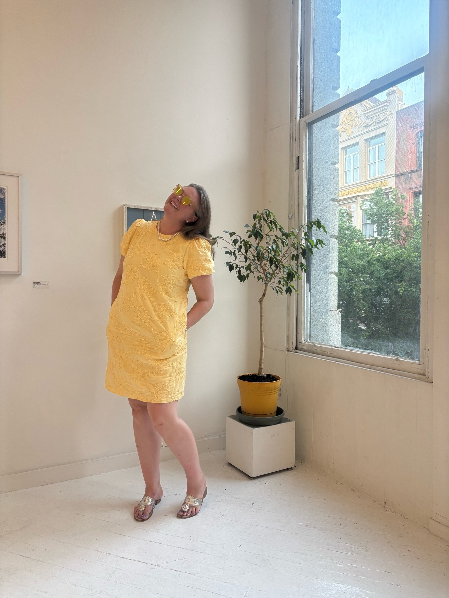Super sunny and slightly unhinged in yellow ☀️

#LTKTall #LTKMidsize #LTKOver40