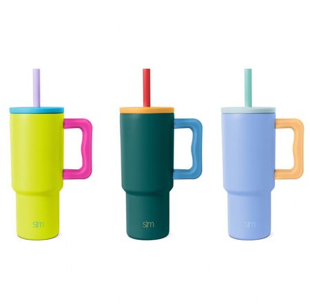 The cutest color block 24 ounce simple modern tumblers! 

#LTKhome #LTKfamily #LTKkids