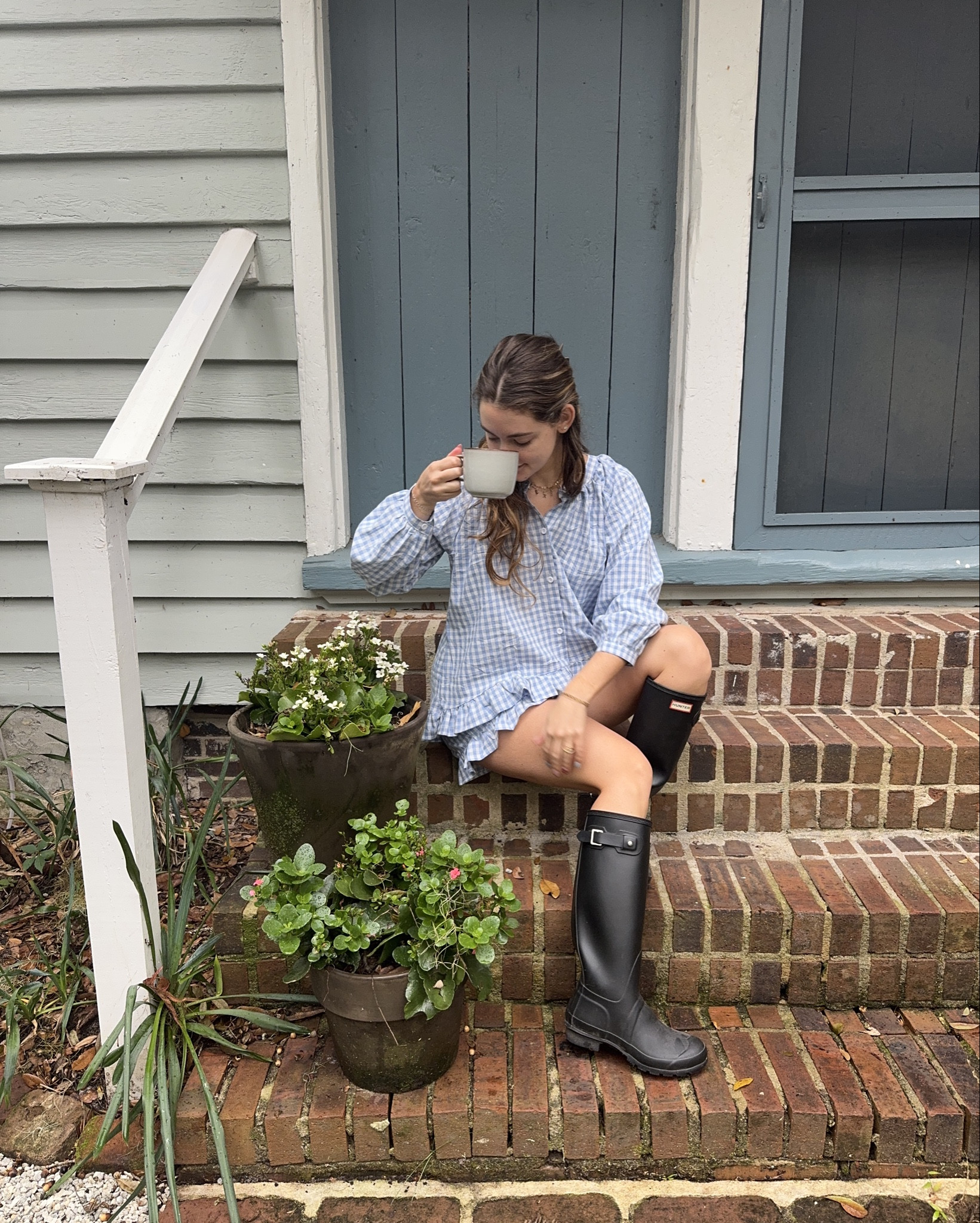 Gingham print pjs were a must for this cottage stay🩵🧺🪵

#LTKStyleTip #LTKFindsUnder50 #LTKSeasonal