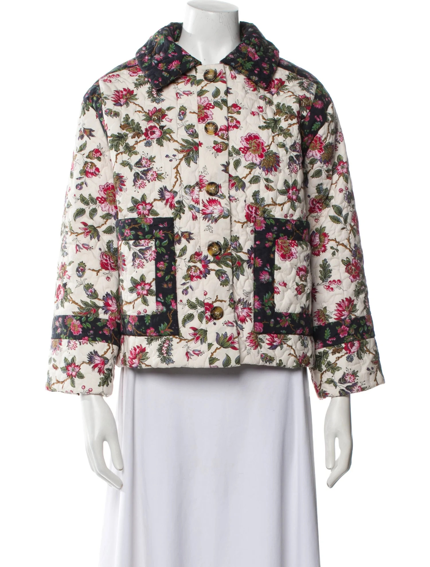 Floral Print Evening Jacket | The RealReal