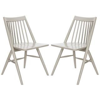 Wren Gray 19 in. Dining Chair (Set of 2) | The Home Depot