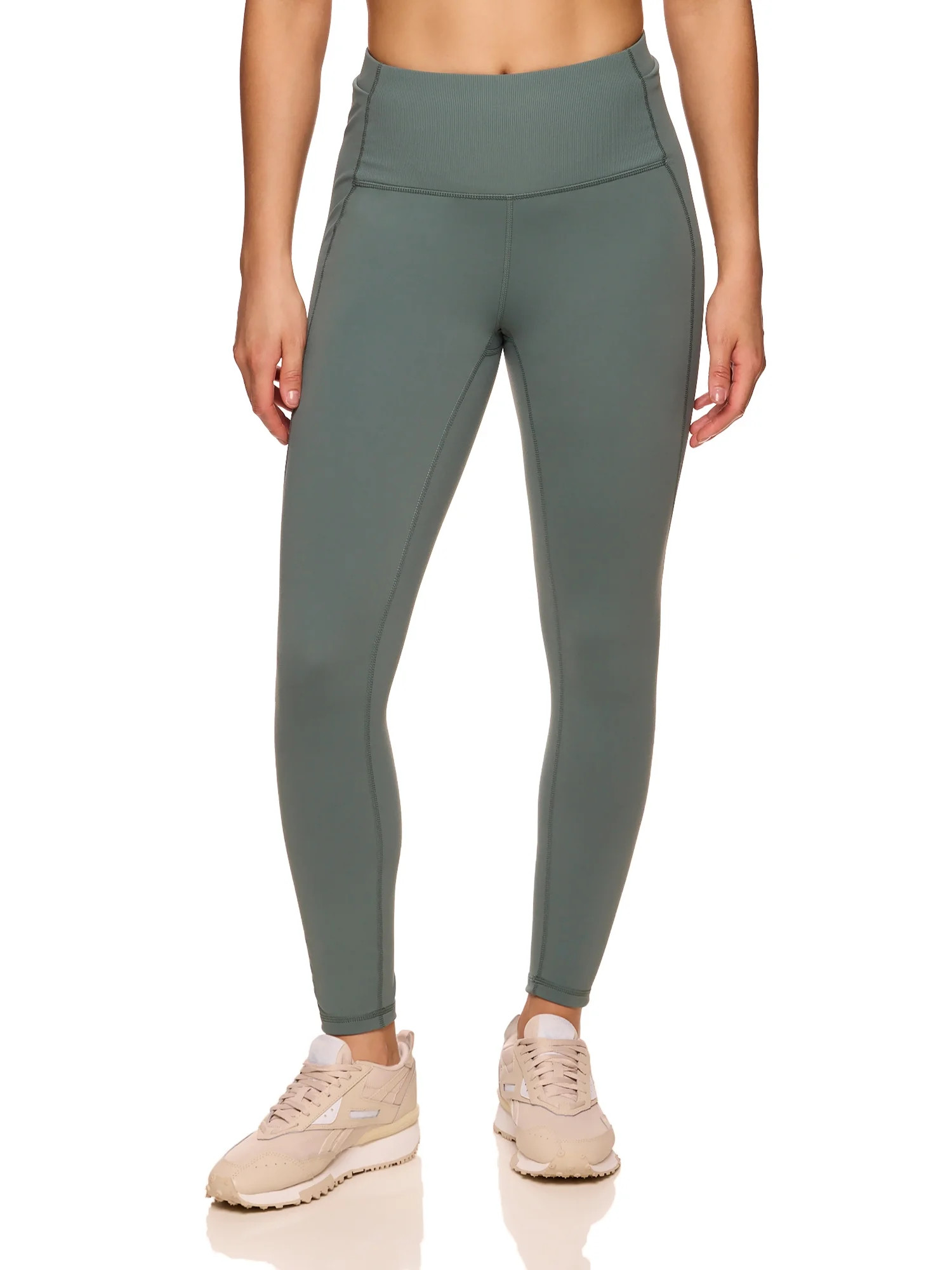 Reebok Women’s Evolution High Rise 7/8 Legging with Side Pockets, Sizes XS-3XL | Walmart (US)