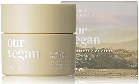 MANYO FACTORY Our Vegan Heartleaf Cica Cream Korean Skin care 3.38fl oz (100ml) | Amazon (US)