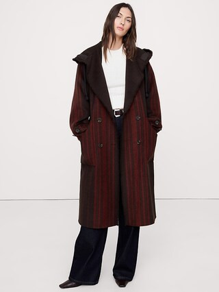 Double-Faced Wool-Blend Parka Coat | Banana Republic (CA)