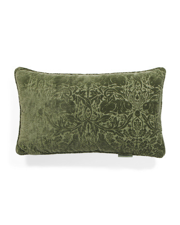 14X24 Pure Brer Rabbit Floral Jacquard Lumbar Pillow, Polyester | TJ Maxx
